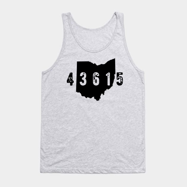 43615 Toledo Zip Code Tank Top by OHYes